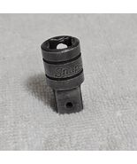 Snap On 3/8&quot; Female Drive to 1/2&quot; Male Socket Adapter W/ Lock Pin Black ... - $25.74