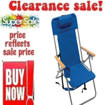 ??Rio Brand Original Beach Chair Canvas Folding Chair Pouch Chair??Buy Now? - £38.53 GBP