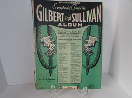 Everybody&#39;s Favorite Gilbert And Sullivan Album 1938 Music Sheet Music Book - £10.78 GBP