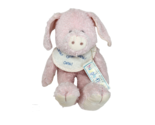 UNCLE BEANS HUGGLE-FLUFFS PINK PIGGY PIG STUFFED ANIMAL PLUSH TOY RATTLE... - £45.04 GBP