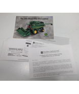 Hamilton Die Cast John Deere 9750 STS Combine Tractor Brochure / Mailer Set - £13.27 GBP