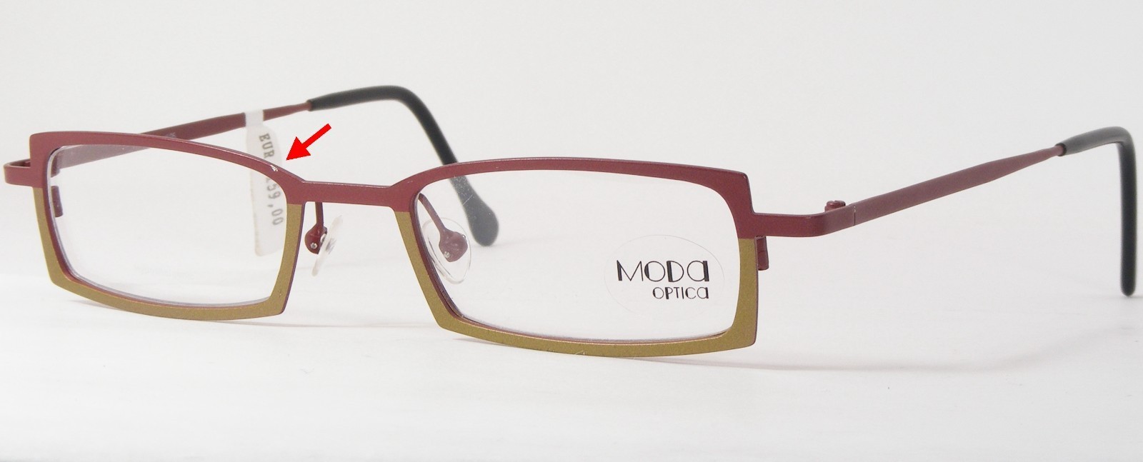 Vintage MODA OPTICA MO 2003 05 Unico Raro Occhiali da Sole 47-14-140 (Note) - $49.53