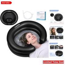 Portable Black Shampoo Basin - Stain Resistant Hair Washing Bowl for Car... - $53.41