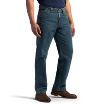 Men&#39;s Lee Loose Fit Straight Leg Carpenter Jeans, Size: 40W X 29L, Blue - £19.42 GBP