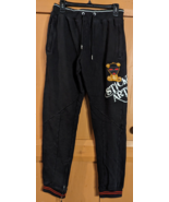 Black Keys BKYS Sweat Track Pants Men&#39;s Large Embroidered Stickup Artist - £13.68 GBP