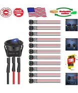 12pcs 12V 20A Toggle Switch Set with LED Indicator for Vehicle &amp; Marine Use - $507.61 MXN