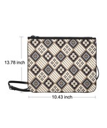 Batik Pattern Nylon Slim Clutch Bag 10.43&quot;(L) x 13.78&quot; (H) - $32.60 CAD