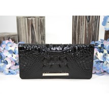Brahmin Daisy Black Melbourne Leather Ady Bifold Wallet NWT - €129,50 EUR