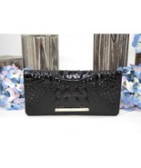 Brahmin Daisy Black Melbourne Leather Ady Bifold Wallet NWT - $148.01