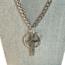 Men’s Cross Necklace on Chain - £9.59 GBP