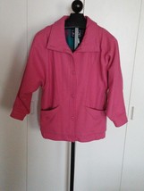 Gorgeous Woolrich Ladies Pink Wool JACKET-M-BARELY WORN-LINING 85% WOOL-GREAT - $16.82