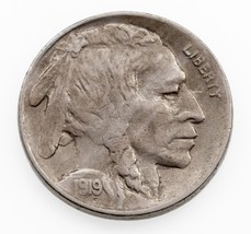1919-S 5C Buffalo Nickel En Très Fin VF État, Just Femmes XF, Bien Frappé - $146.91