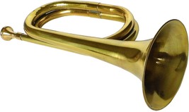 Military Emergency Bugle Cavalry Trumpet Brass Blowing Vintage Copper. - £33.49 GBP