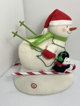 NWT Hallmark Jingle Pals Swooshin Duo 2012 Plush Singing Musical Skiing Snow New - £18.67 GBP