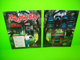 NAUGHTY BOY 1982 Video Arcade Game Magazine Print Ad Retro Vintage Artwork - $14.40