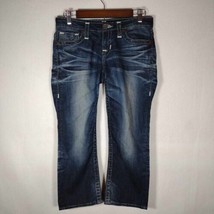 BIG STAr Live Boot Dark Wash Denim Jeans Womens Size 28, Gently Used - £12.50 GBP