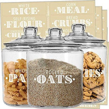 144x Pantry Labels Stickers for Containers Kitchen Organization Food Storage Jar - £22.77 GBP