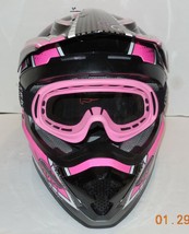 Fulmer RX-4 Motorcycle Helmet Pink Sz L Large 59-60cm Snell DOT Approved - £56.38 GBP