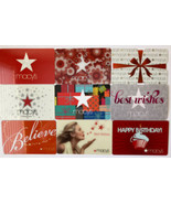 9 Macy`s Department Store Star Happy Birthday Gift Card Collectible Lot Set - £6.28 GBP