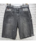 Blue Boy Vintage Denim Shorts Mens sz  38 Skater Gray 100% Cotton Flaw  - £19.32 GBP