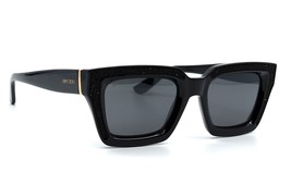 New Jimmy Choo MEGS/S 807 Black Dark Grey Authentic Sunglasses - £139.74 GBP