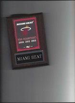 MIAMI HEAT PLAQUE NBA CHAMPIONS CHAMPS BASKETBALL NBA - $4.94