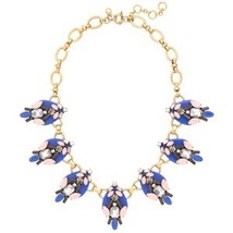 J.Crew Womens Brilliant Stones Necklace~*Brilliant Sea*~ - £51.54 GBP