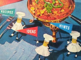 Mr Peanut Planters Original 1955 Cookbook Mister Nut In Chefs Hat Apron Vintage - £18.31 GBP