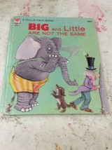 Vintage Children Stories Tell A Tale Books Whitman Big And Little Are Not Same - £7.82 GBP