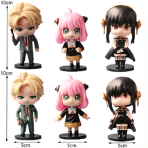 6PCS Sppy X Family Action Figure Toy Doll Anyya Yor Loid Forger Chiimera Toys - £15.77 GBP