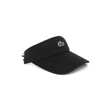 Lacoste Mesh Sun Visor Unisex Sports Tennis Hat Visor Cap Black NWT RK222E54G031 - £51.74 GBP