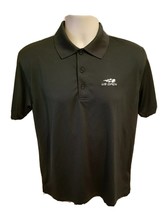 US Open Tennis Mens Small Green Collar Shirt - $19.80