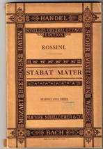 Rossini Stabat Mater Book Sheet Music Novello&#39;s Original Octavio Edition... - £9.31 GBP