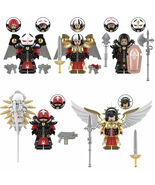 5Pcs Space Soldier Minifigures Seraphim Geminae Superia Celestion Mini B... - $26.89