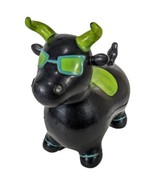 Bouncy Horse Hopper Benny Jumping Bull Inflatable Hopping Rubber Bouncin... - $54.21 CAD