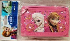 Disney Frozen Kids Tri-Fold Wallet Coin Purse Elsa Anna! Brand New with Tags! - £6.30 GBP