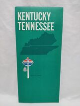 Vintage 1968 Kentucky Tennessee American Oil Company Brochure Travel Map - $13.59 CAD