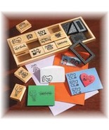 18 Pc RUBBER STAMP SET~ALL OCCASSION~BRAND NEW IN BOX - $13.95