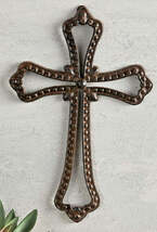 Cast Iron 12&quot; Wall Cross, New #AB-263-2 - $25.77 CAD