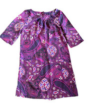 Banana Republic Womems Silk Dress sz 2 Paisely Print Multicolor  - £27.83 GBP