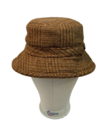 Orvis Hand Woven Harris Tweed Hat 100% Scottish Wool Vintage Brown USA S... - $54.45