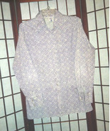 Vintage Kennington Funky Groovy Threads purple floral shirt blouse sz 13... - £9.37 GBP