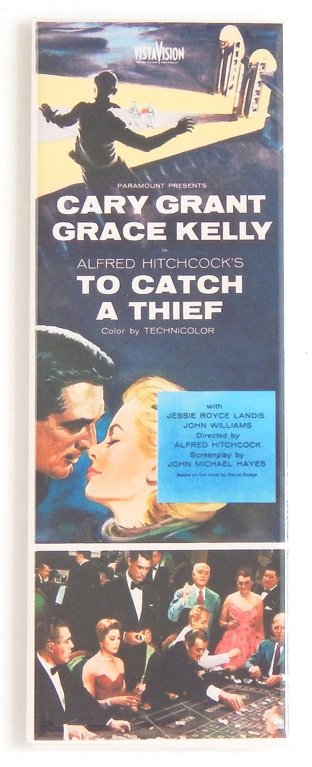 TO CATCH A THIEF MOVIE POSTER MAGNET 1.5 X 4.5 INCHES CARY GRANT GRACE KELLY - $9.99