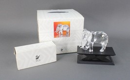 Swarovski 1993 Inspiration Africa Elephant By M Zendron With Wood Stand - £198.23 GBP