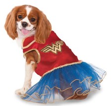 Wonder Woman Tutu Dress XSmall XS Dog Costume Rubies Pet Shop - £21.30 GBP