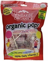 YumEarth Organic Lollipops Assorted Flavors 40 count - $16.65