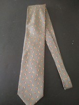 Como House Mens Neck Tie 100% Silk Multicolored Italy Novelty - £10.89 GBP