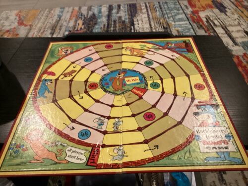 1961 huckelberry hound bumps game orginal Gameboard Only - $9.90
