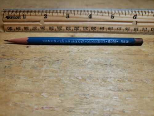Vintage VENUS Blue Ban SUPERTHIN 3561 No 3 Pencil - $16.82