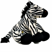 Realistic Zebra Plush Stuffed Toy World Wildlife Fund WWF Build a Bear 1... - $9.64